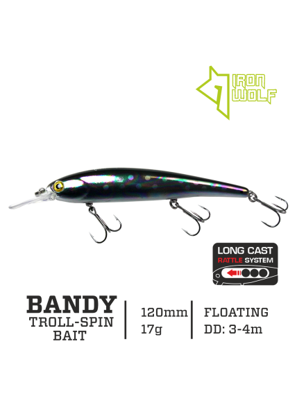 Vobleris Iron Wolf "BANDY".,F.,120mm.,3,0-4,0m.,E1 Vobleris Iron Wolf "BANDY".,F.,120mm.,3,0-4,0m.,E1