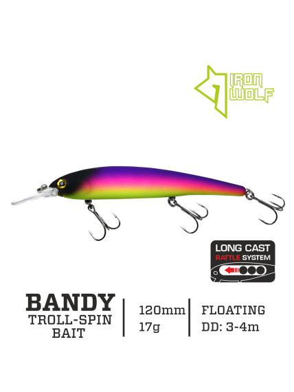 Vobleris Iron Wolf "BANDY".,F.,120mm.,3,0-4,0m.,Z36 Vobleris Iron Wolf "BANDY".,F.,120mm.,3,0-4,0m.,Z36