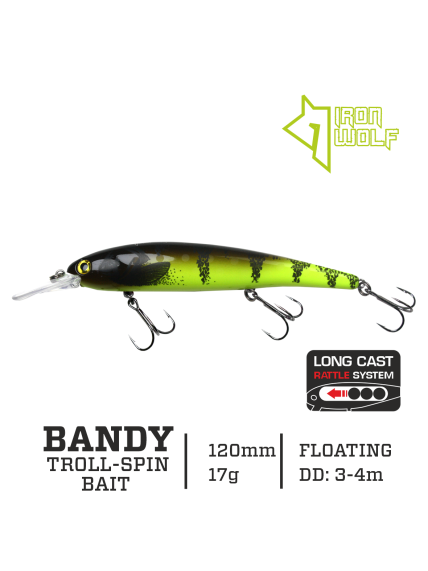 Vobleris Iron Wolf "BANDY".,F.,120mm.,3,0-4,0m.,ZR67 Vobleris Iron Wolf "BANDY".,F.,120mm.,3,0-4,0m.,ZR67