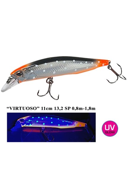Vobleris Iron Wolf "VIRTUOSO" SP 11,0cm 0,8-1,8m (Z) Vobleris Iron Wolf "VIRTUOSO" SP 11,0cm 0,8-1,8m (Z)