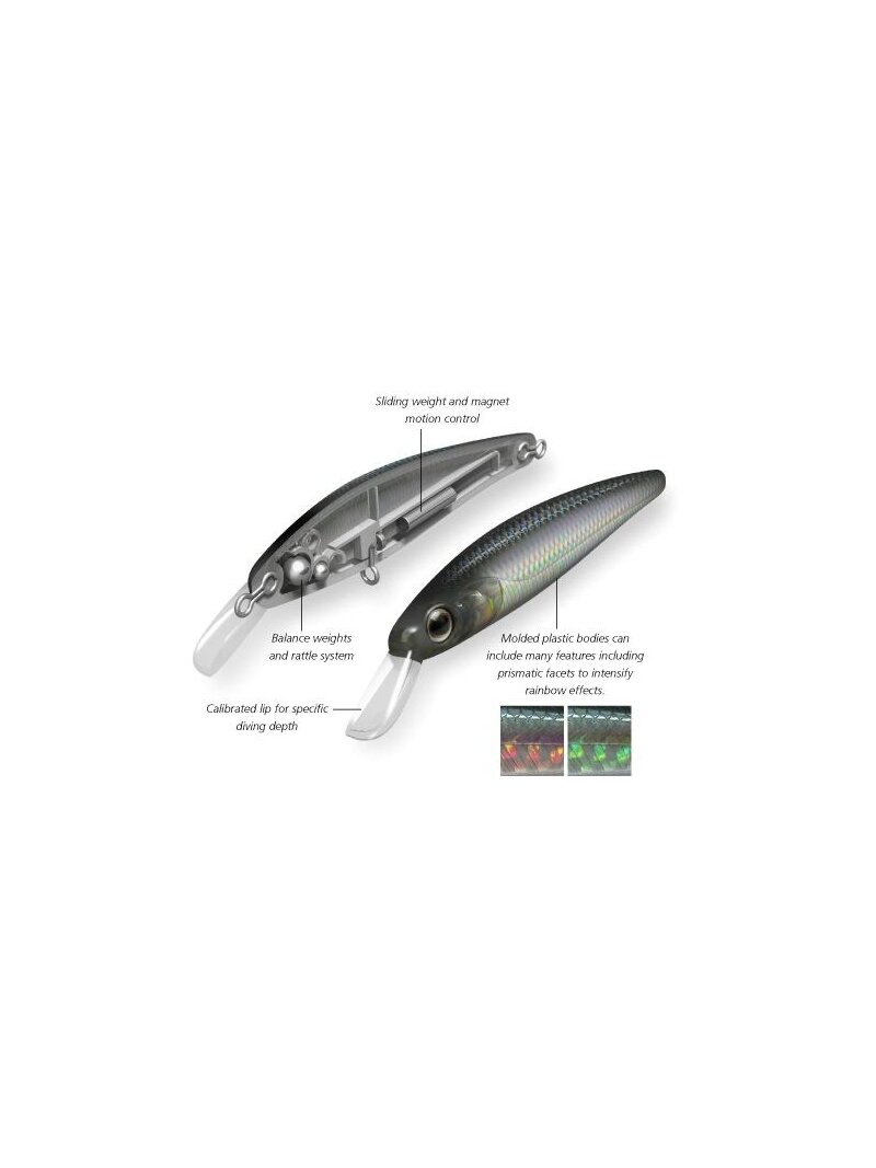 Vobleris BAKER JERKBAIT magnetic system G002-ES 8,2cm/9,5g, 1vnt. 1 Vobleris BAKER JERKBAIT magnetic system G002-ES 8,2cm/9,5g, 1vnt. 1