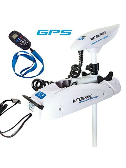 WaterSnake elektrinis trolingo variklis su inkaravimosi funkcija GEO-SPOT GPS 65LB 54'' (137cm)