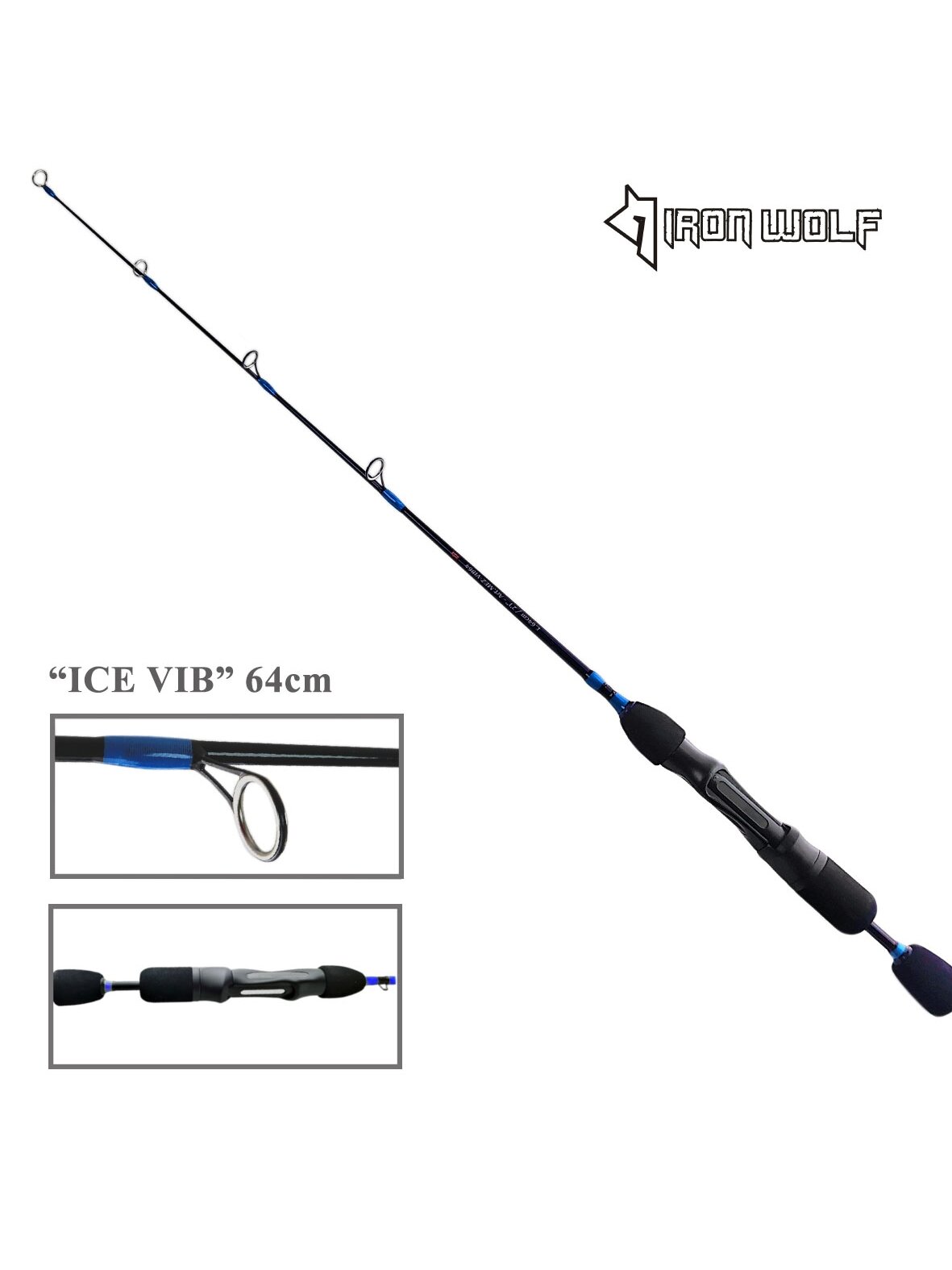 Žieminė meškerė IRON WOLF ICE VIB 64cm