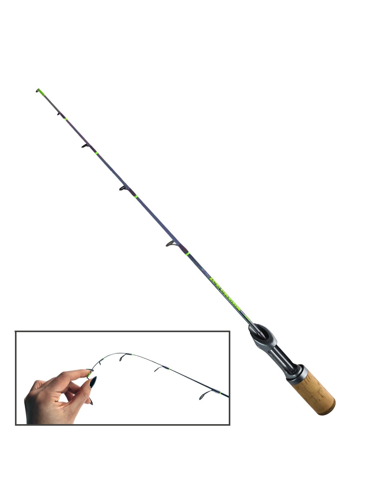 Žieminė meškerėlė IRON WOLF ICE CREEK 45cm medium HI CARBON Žieminė meškerėlė IRON WOLF ICE CREEK 45cm medium HI CARBON