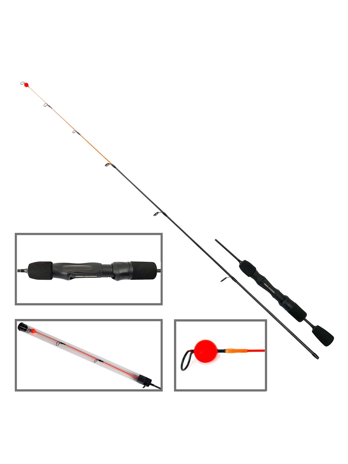 Žieminis spiningas Siweida "Kolibri ICE" Carbon 1-11g, 1m Žieminis spiningas Siweida "Kolibri ICE" Carbon 1-11g, 1m
