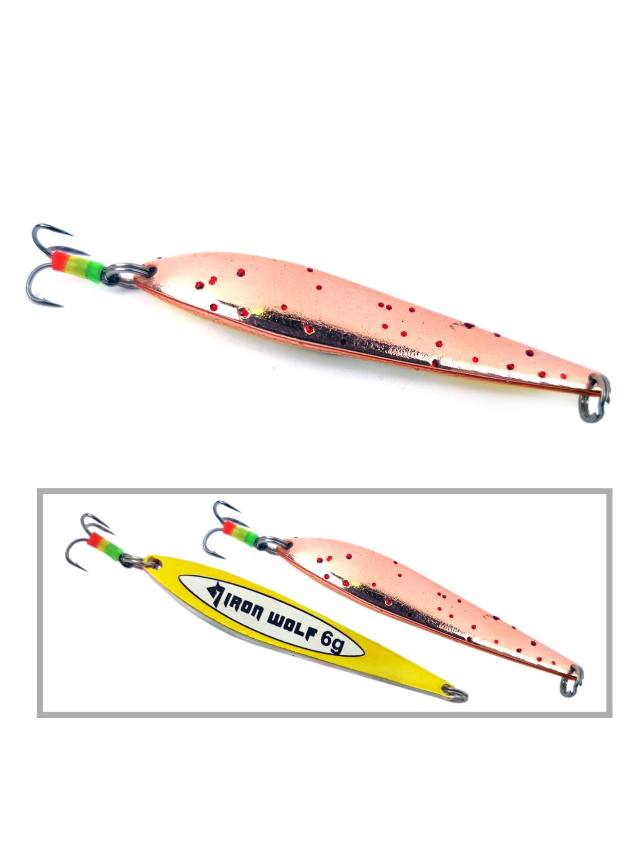 Žieminė blizgė IRON WOLF SWING 6g 54mm CG
