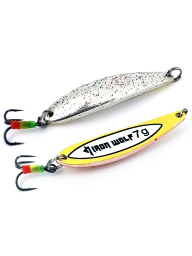 Žieminė blizgė IRON WOLF RUMBA 7 g 43 mm SG
