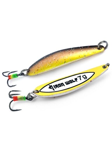 Žieminė blizgė IRON WOLF RUMBA 7g 43mm GR