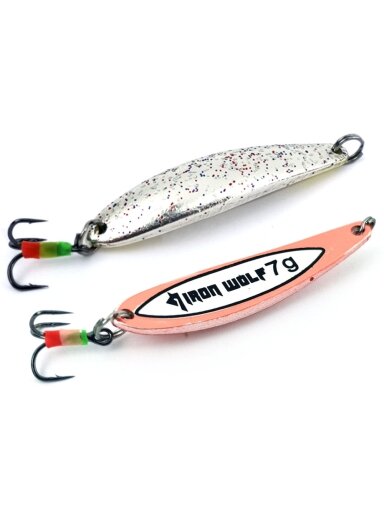 Žieminė blizgė IRON WOLF RUMBA 7g 43mm SC